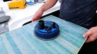 MJ Sailing - How to install a VETUS freshwater tank inspection port