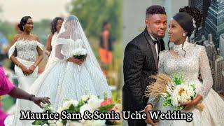 Maurice Sam & Sonia Uche Ties The Knot | Chinenye Nnebe As Bridesmaid