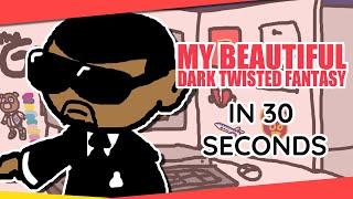 Basically Kanye West's "MY BEAUTIFUL DARK TWISTED FANTASY" in 30 Seconds