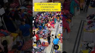  Chennai biggest exhibition 1kg apparel’s @ 999/-* +91 76766 35974️