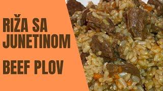 Brza i Ukusna Riža sa Junetinom - Fast and Delicious Beef Plov