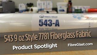 543 9 oz Style 7781 Fiberglass Fabric