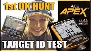 Garrett ACE APEX I Target ID TEST I First UK Hunt I Metal Detecting