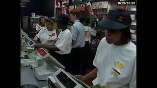 Inside a Burger King restaurant in 1998