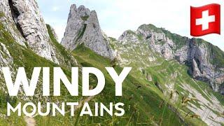 Silent Soft Wind in the Mountains | Wind Sound | Mountain Air | Switzerland | quiet sounds