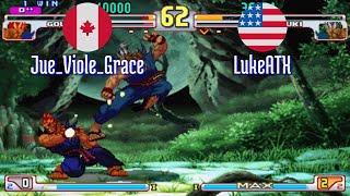 FT5 @sfiii3nr1: Jue_Viole_Grace (CA) vs LukeATX (US) [SF III 3rd Strike sfiii sf3 Fightcade] Jan 9