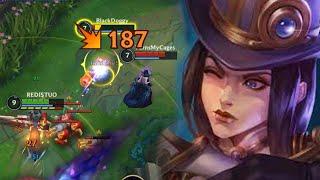 Wild Rift Caitlyn Dragon Lane Gameplay in Season 16 (Build & Runes)