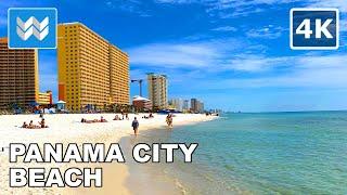 [4K] Panama City Beach, Florida USA - Spring Break Walking Tour Vlog & Vacation Travel Guide 