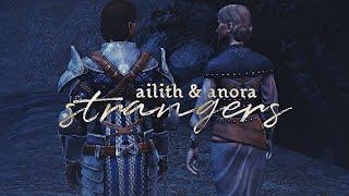 fem!cousland & anora | strangers.