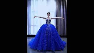 New Collection ,Blue tulle beading wedding dress,  #quinceaneradress #quincedress #wedding #dress