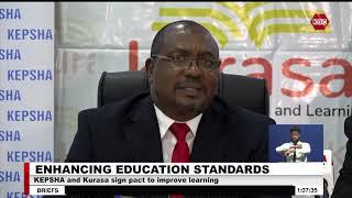 KEPSHA and Kurasa sign pact to improve learning