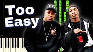 Still DRE  - Dr.Dre ft. Snoop Dogg | EASY Piano Tutorial #Shorts