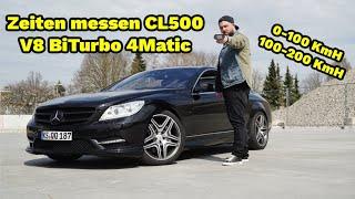 CL500 V8 BiTurbo Zeiten messen feat. JL Cars and Lifestyle