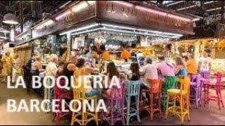 Barcelona's most famous market square - Mercat de Sant Josep - La Boqueria - Spain