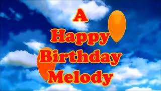 Melody Happy Birthday floating balloons