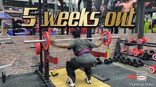 Lower back & quads 5 weeks out Teampersonalrecord Program!
