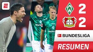 Bayer Leverkusen DEJÓ ESCAPAR 2 puntos. Empata 2-2 ante Werder Bremen | Resumen | Bundesliga