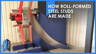 How Metal Studs Are Made By Roll Forming | US Frame Factory