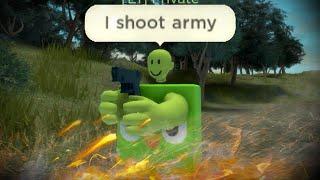 I TERRORISED a Roblox Army... [Fort Tedder CUSA]