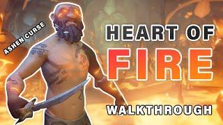 HEART OF FIRE & Ashen Curse COMPLETE Walkthrough | All Commendations ► Sea of Thieves