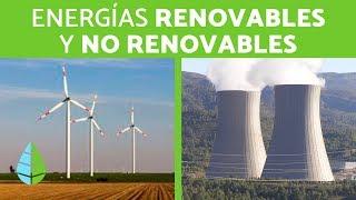 ENERGÍAS RENOVABLES y NO RENOVABLES - Tipos de energía