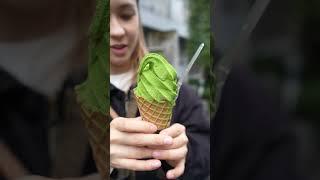 Choking On Green Stuff in Tokyo Japan