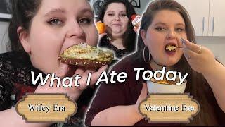 What I Ate Today Counting Calories | Wifey Era vs Valentine Era