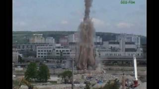 Sprengung Schornstein Lokfabrik Floridsdorf