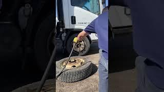 Tire Explosion Warning:  Sound! #shorts