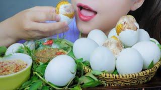 ASMR DUCK EMBRYO EATING SOUNDS | LINH-ASMR