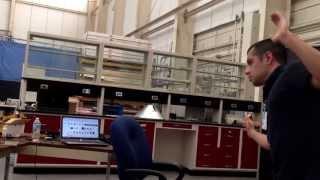 Kinect sensor controlling a robotic Arm  software used was Arduino sdk and Processing.