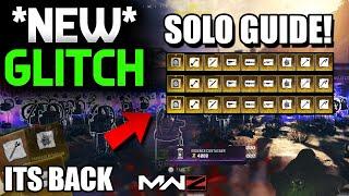 *NEW* SOLO Tombstone Glitch ITS BACK AFTER PATCH Zombies Essence & Stash Items MW3 Full Easy Guide!