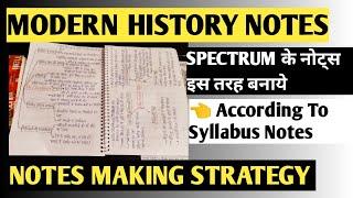 Spectrum k Notes Kaise BnayeUpsc Modern History k syllabus ko kaise smjhe@Looming Dreams