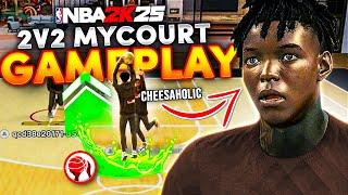 CHEESEAHOLIC challenged me to the FIRST 2V2 SERIES in NBA 2K25... (MyCOURT)