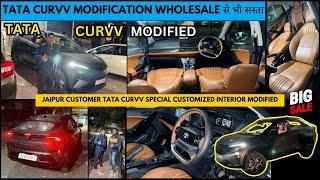 tata curvv modification 2024  Customized interior  karol bagh car modification #tata #curvv