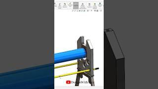 Manual sheet rolling machine Link In Description  #machine#rolling#designwithajay #solidworks