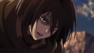 "Pick your side, Christa" - Mikasa Ackerman Japanese & English Dub // NO SUBTITLES