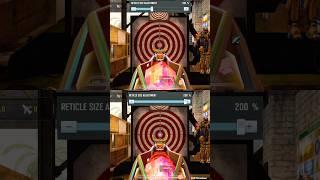  Secret AIM SETTING Every COD MOBILE Player Must Know  #shorts #trending #codm