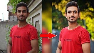 Photoshop Cs6 - Background Change and Photo/Face Retouch Tutorial - 2017