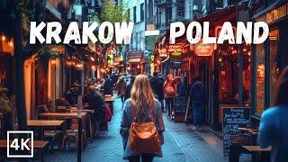 STUNNING Walk in Krakow Poland - 4K HDR Poland Walking Tour