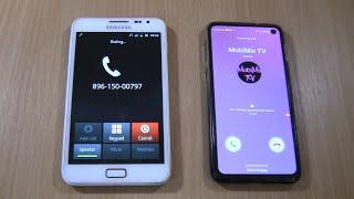 Incoming call & Outgoing call at the Same time  Samsung S10e+Note 1