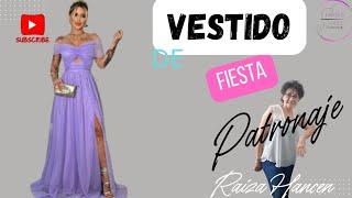 VESTIDO DE FIESTA. PATRONAJE