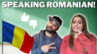 AMERICANS speaking ROMANIAN!