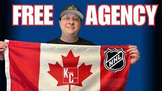 NHL Free Agent Frenzy! 3 HOUR Canada Day Stream! #Canucks #NHLFreeAgency