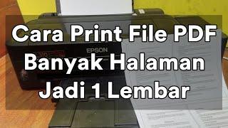 Cara Print Pdf Banyak Halaman Jadi 1 Lembar