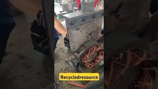 Customized large cutting knife to cut stator "Haidson Industry" Recycled resources #shortsfeed #diy