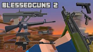 BlessedGuns 2 ADDON UPDATE In Minecraft PE 1.21.62 Support