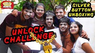 Unlock Challenge | Silver Button Unboxing  | Maavu Moonji | #imsubu #pongal #silverPlaybutton