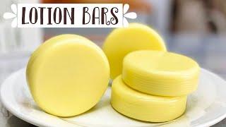 3-Ingredient Solid Lotion Bars!  Non-greasy Recipe!