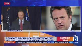 Authorities announce arrests in 'Friends' actor Matthew Perry's death